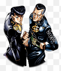 Jjba Josuke And Okuyasu Transparent Png - Okuyasu Nijimura And Josuke,Josuke Png