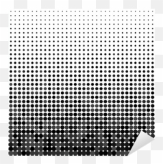 Vector Halftone Dots Black White Background Sticker U2022 Pixers - We live change Halftone Dot Pattern Png