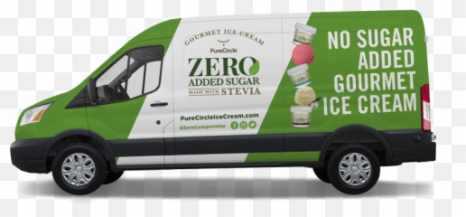 Purecircle Gourmet Sugar Free Ice Cream - General Contractor Van Png,Ice Cream Truck Png