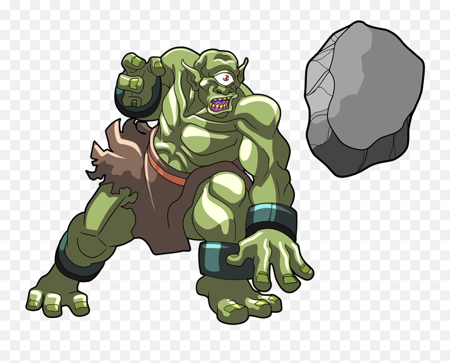 Mindblast Battle Report Boulder Thrower Peakd - Orc Png,Cyclops Png