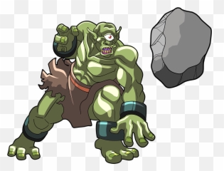 Mindblast Battle Report Boulder Thrower Peakd - Orc Png,Cyclops Png