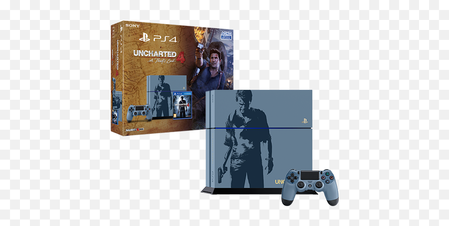 Sony Playstation 4 1tb Uncharted A Thiefs End Limited - Uncharted Limited Edition Ps4 Png,Uncharted 4 Png