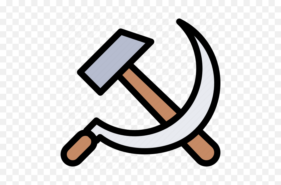 U0027russia - Basic Lineal Coloru0027 By Septian Prajnabhawika Hammer And Sickle Png,Communist Symbol Png