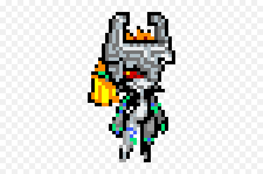 Pixilart - Midna Pixel By Anonymous Fictional Character Png,Midna Png