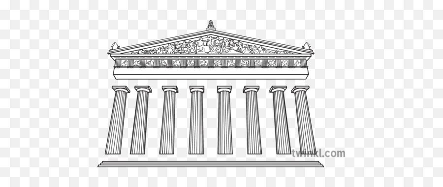Ks1 Wall Display Parthenon Column Building Ancient Greece - Classical Architecture Png,Greek Column Png