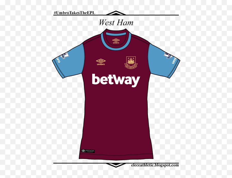 Umbro Takes The English Premier League - Concepts Chris Short Sleeve Png,Barclays Premier League Icon