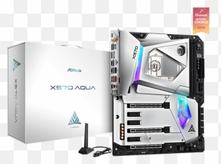 Asrock U003e X570 Aqua - Asrock Aqua png