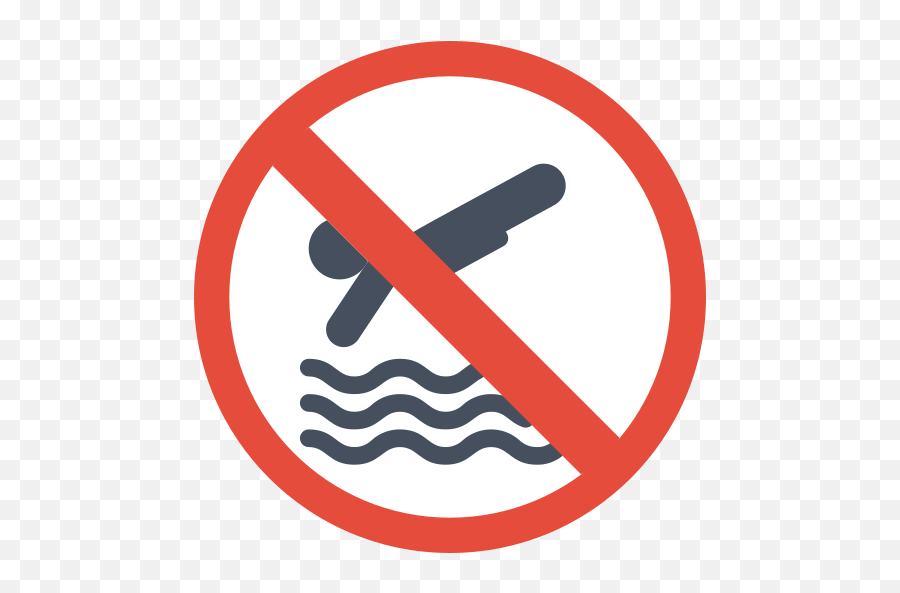 No Diving - Avoid Smoking And Drugs Png,Diving Icon