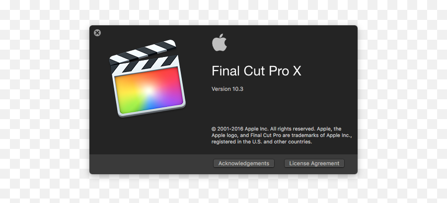 Final Cut Pro X 10 - Final Cut Pro X Png,Final Cut Pro 7 Icon