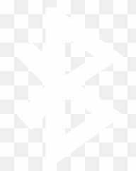 White Bluetooth 3 Icon - White Bluetooth Symbol Png,Bluetooth Png