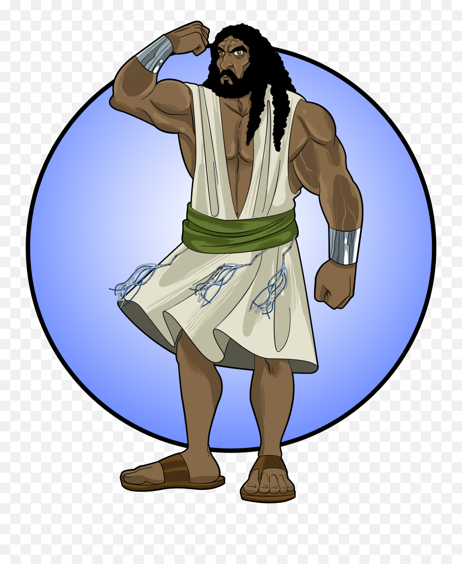 Sbcp42 Samson Bible Clipart Png Big Pictures Hd 4570book - Samson Bible Clip Art,Bible Clipart Png