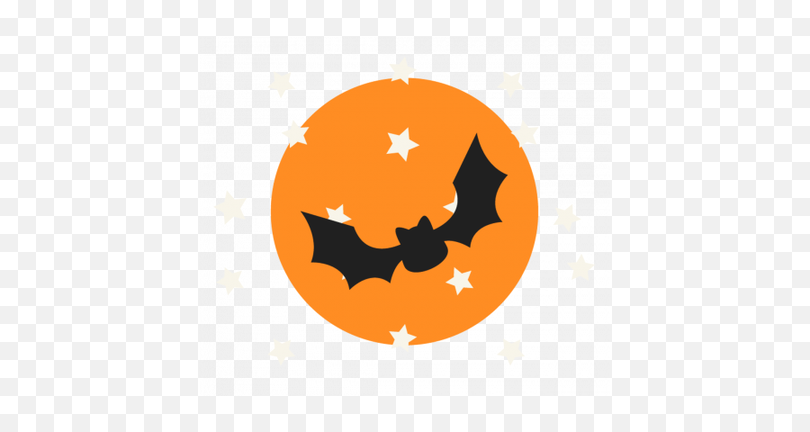 Halloween 2015 Bat Moon U0026 Stars Graphic By Tina Shaw - Beautiful Lock Screen Wallpaper For Phone Png,Cute Bat Icon