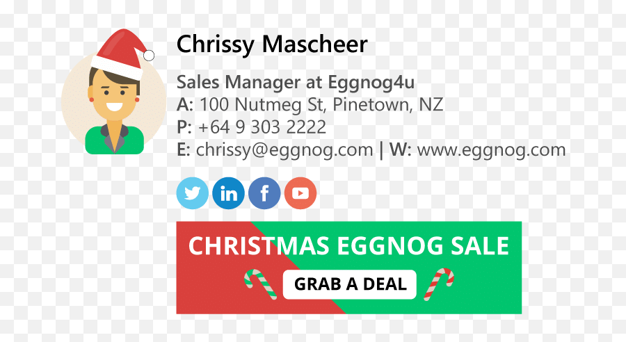 The Perfect Christmas Email Signature U2013 A Guide For - Example Signature For Christmas Png,Instagram Email Signature Icon