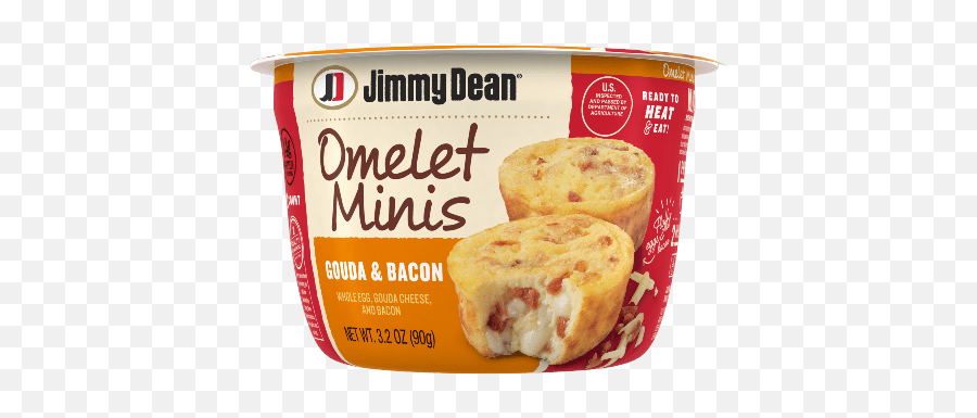 Omelet Minis Gouda And Bacon Jimmy Dean Brand - Jimmy Dean Omelet Minis Png,Bacon And Eggs Icon