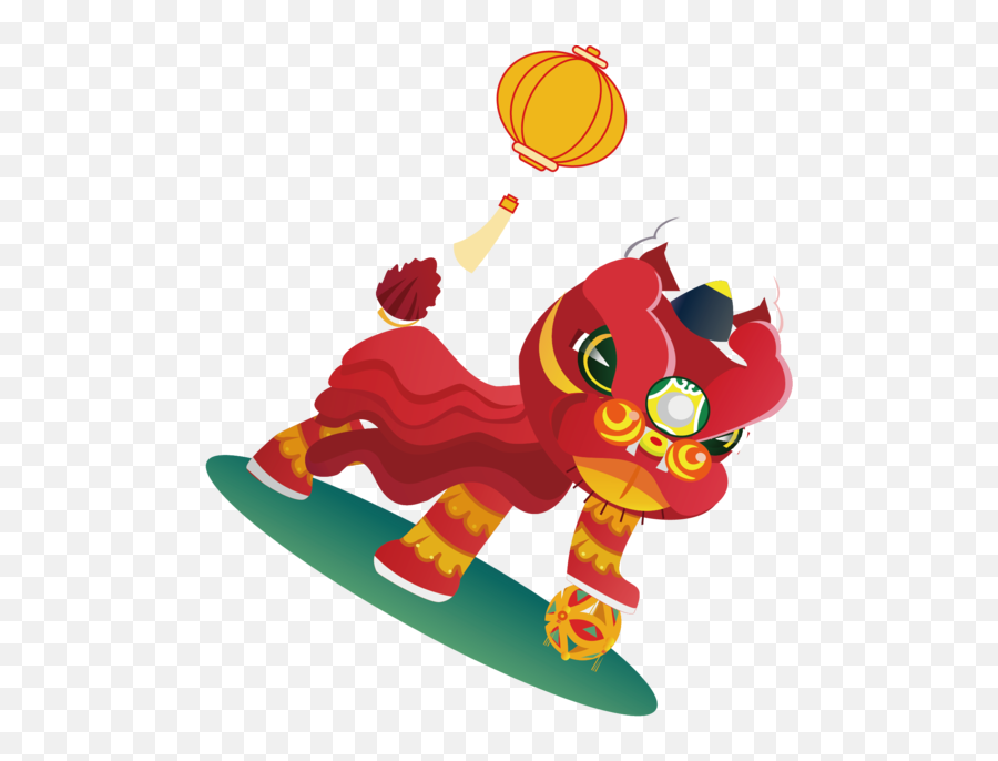 Qilin Chinese New Year Cartoon For - 1604x1696 Fictional Character Png,Chinese New Year Icon