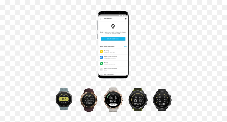 How Do I Customize Sport Modes With Suunto App Android - Watch Strap Png,Remove Battery Icon Android