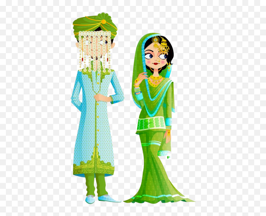 Hd Wedding Png Image Free Download - Muslim Wedding Couple Cartoon,Wedding  Clipart Png - free transparent png images 