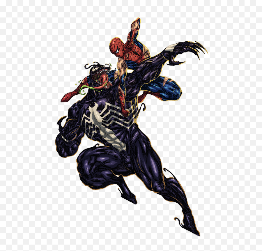 Download Hd Venom Spiderman Logo Png - Venom Vs Spiderman Png,Venom Png