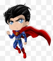 Download Hd Latest Images - Superman Chibi Png Transparent Transparent Superman Chibi Png,Chibi Png
