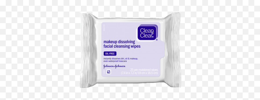 Makeup Dissolving Facial Cleansing Wipes Clean U0026 Clear - Clean And Clear Png,Makeup Transparent