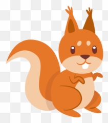 Transparent Png Svg Vector File - Transparent Animal Cartoon Png,Squirrel Transparent Background