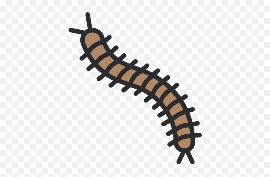 Centipede Icon Of Colored Outline Style - Centipede Icon Png,Centipede Png