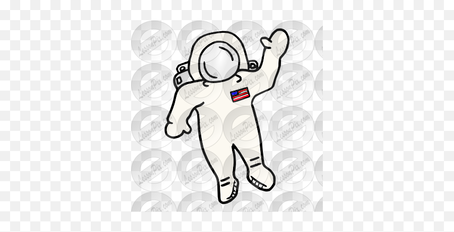 Astronaut Picture For Classroom Therapy Use - Great Astronaut Cut Outs Png,Astronaut Clipart Png