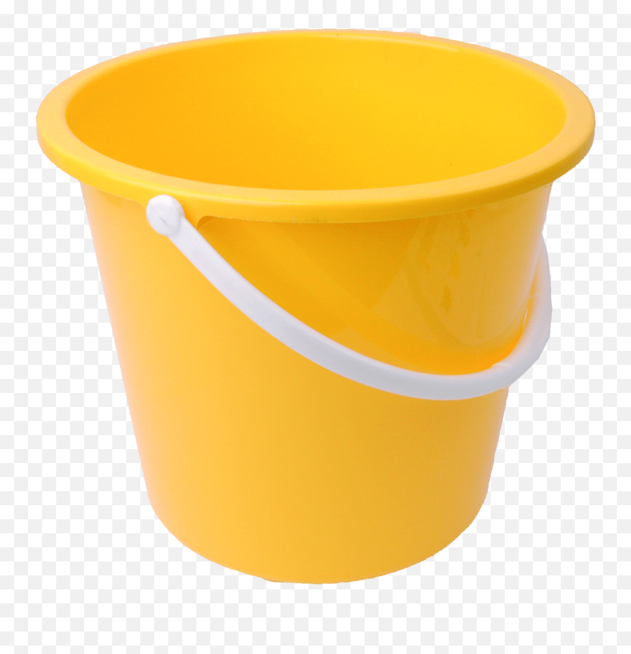 Yellow Bucket Transparent Png - Stickpng Plastic Bucket Png,Trash Can Transparent Background
