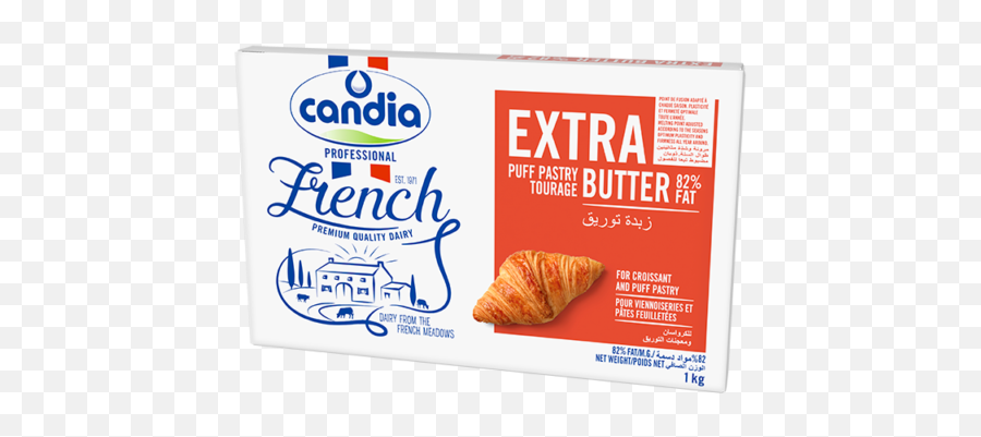 Extra Puff Pastry Butter - Candia Professional Croissant Png,Butter Transparent