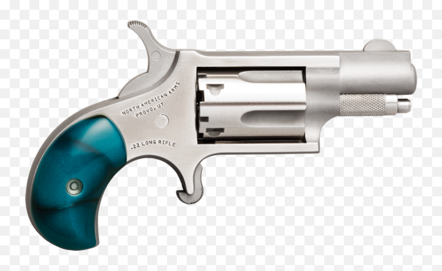 Naa Mini Revolver 22lr Turq Grip 1125 Barrel Ndnaa22lrgptq Png Transparent