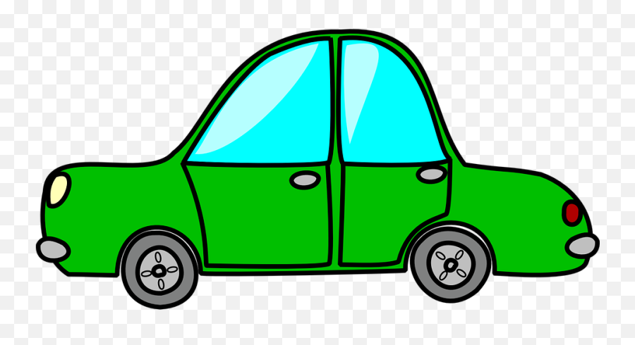 Car Green Auto - Car Cartoon Transparent Png,Green Car Png