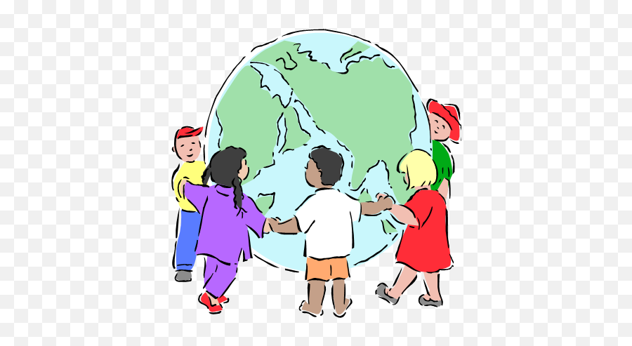 Download Image Of Around The World Free Png Clipart - Childrens Rights Clipart,World Clipart Png