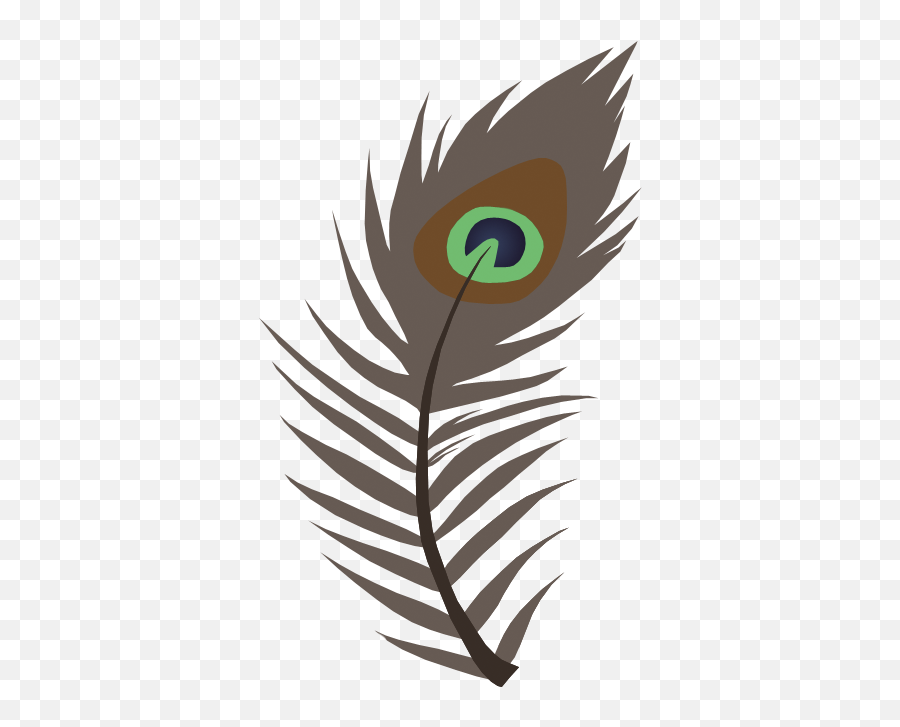 Download Peacock Feather Vector Png - Feather Full Size Vector Peacock Piece Png,Peacock Feathers Png