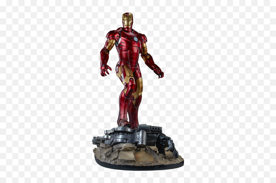 Iron Man Sideshow Collectibles - Iron Man Mark 3 Sideshow Maquette Png,Iron Man Transparent Background