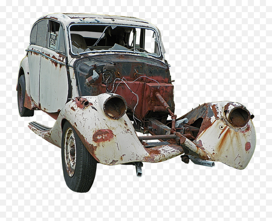 Go To Image - Old Rusty Car Png,Broken Car Png