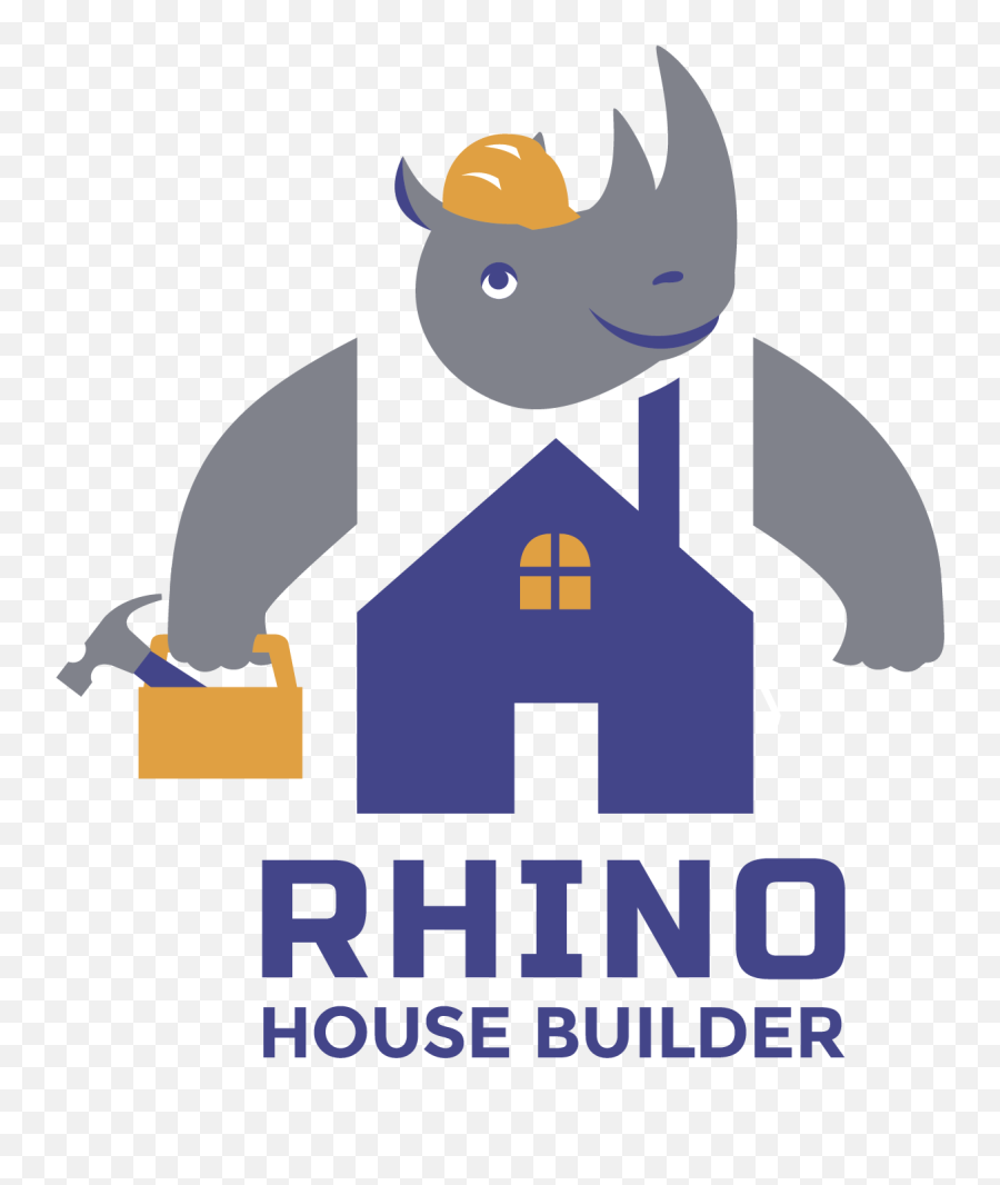 Rhino House Builder Brands Of The World Download Vector - Logo Hardware Png,Rhino Logo