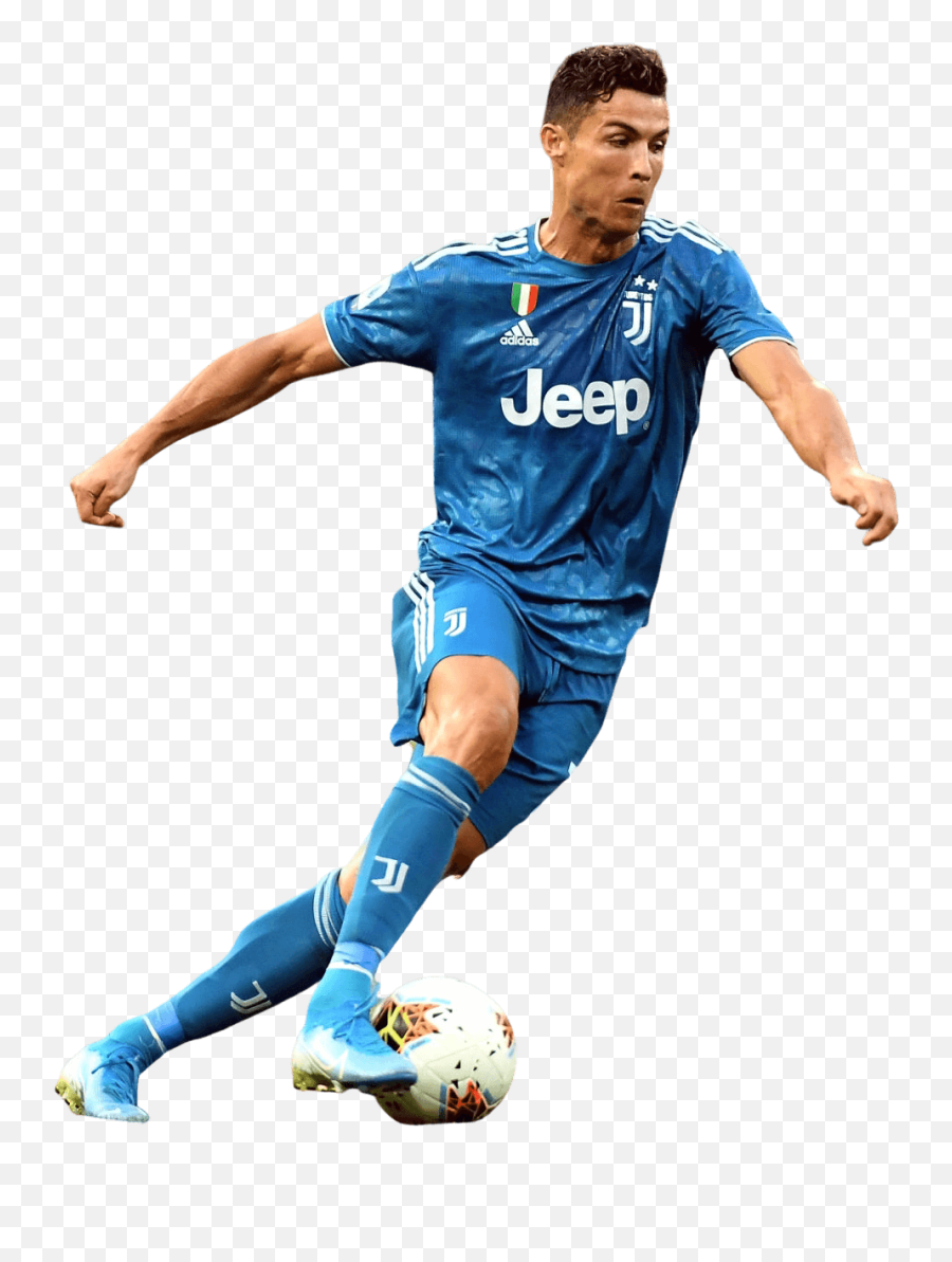 Cristiano Ronaldo Juventus Blue Jersey - Ronaldo Juventus Blue Png,Jersey Png