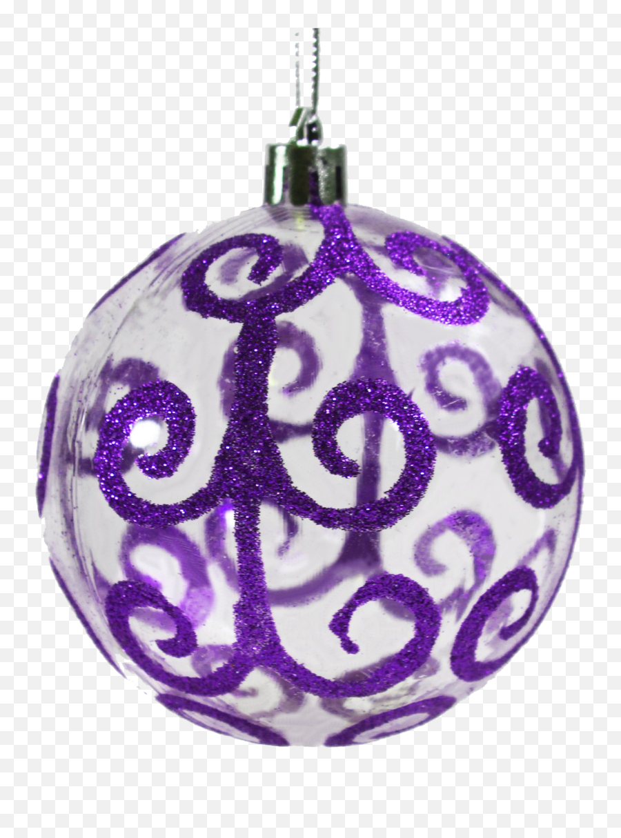 Purple Christmas Ball Transparent Background Png Mart - Christmas Ornament,Christmas Ornament Transparent Background