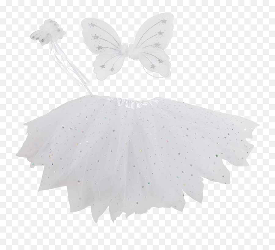 Tutu Gift Set Including Sparkly Skirt Mini Fairy Wings - Pieridae Png,Fairy Wings Png