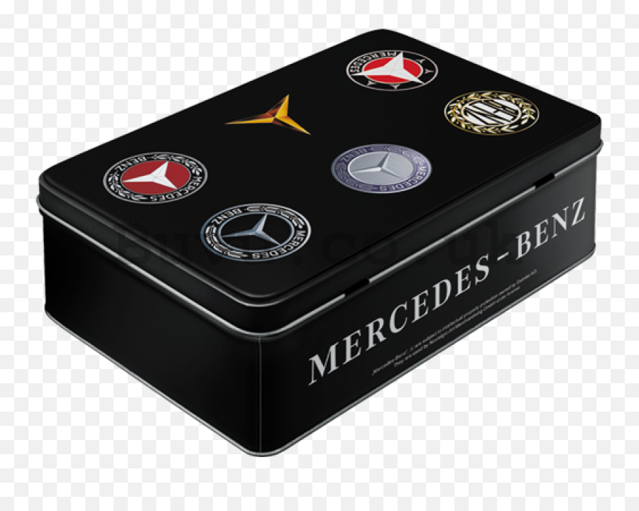 Tin Box Flat - Mercedesbenz Logo Evolution Mercedes Puszka Png,Mercedes Benz Logo