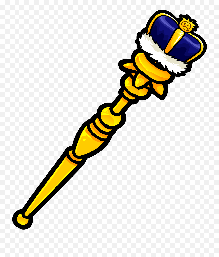Scepter Png Royalty Free Stock Black - Transparent Background Scepter Clipart,Scepter Png