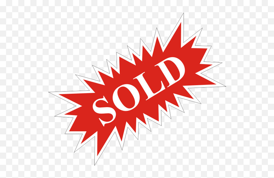 Sold Starburst Sign 695 Ea - Single Unit Price Reduced Real Estate Sign Png,Starburst Png Transparent