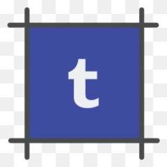 Tumblr Logo Icon Of Colored Outline - Miu X Kaede Aesthetic png