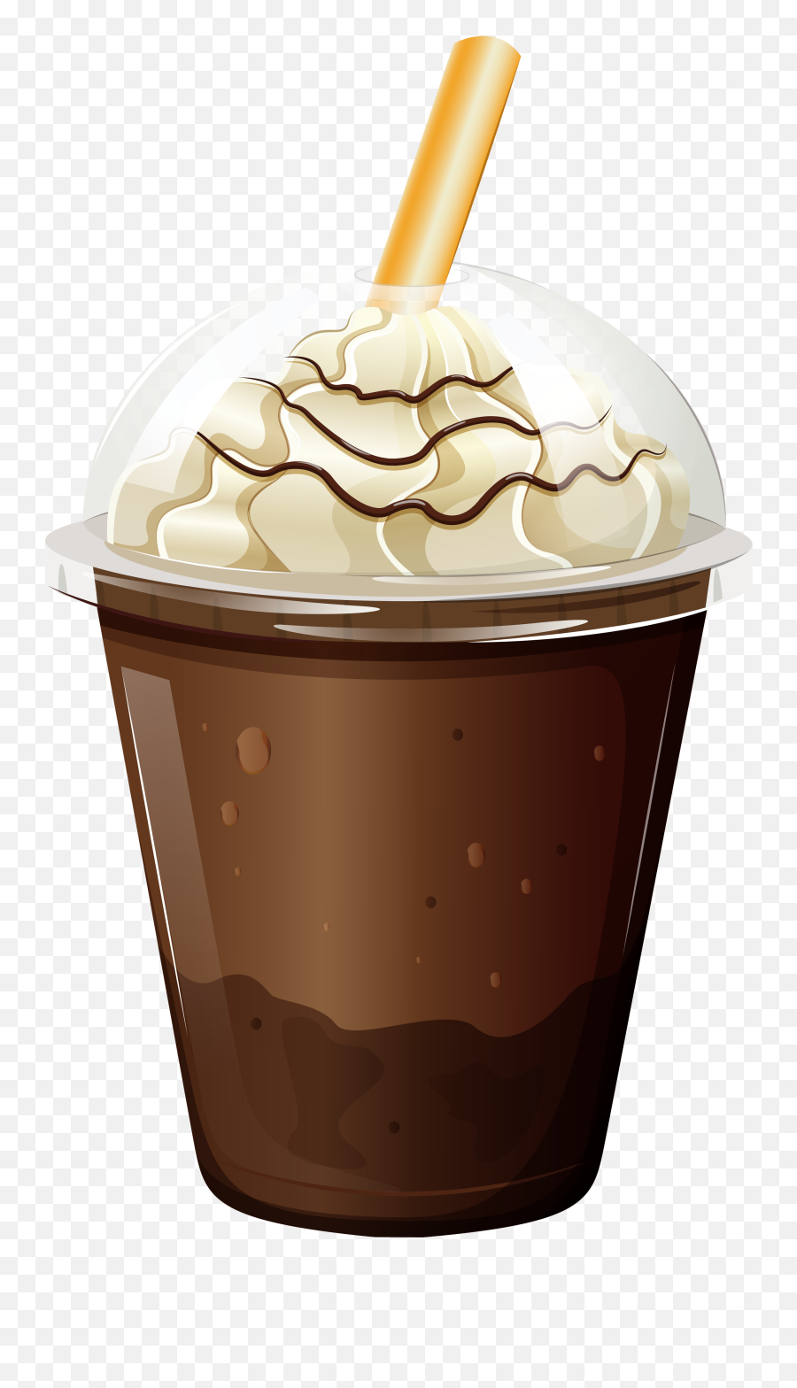 Whipped Cream Png Clipart - Ice Coffee Vector,Coffee Cup Clipart Png