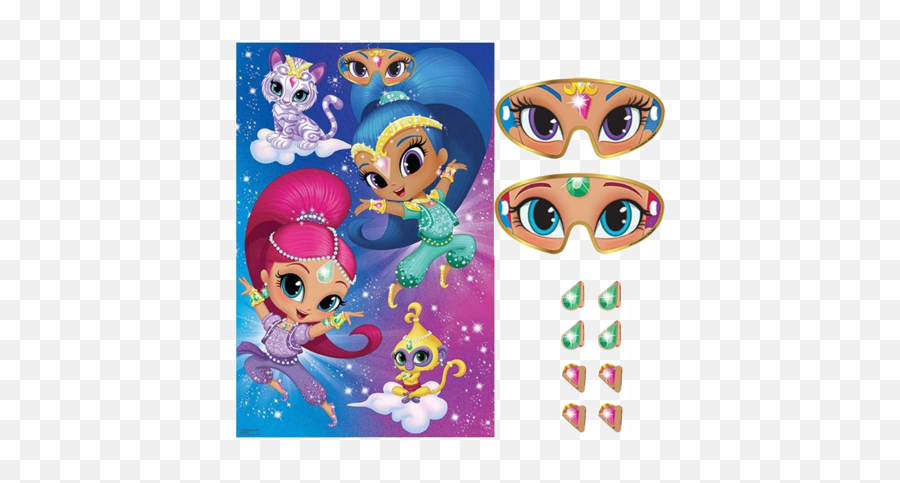 Shimmer And Shine Party Game - Shimmer And Shine Party Games Poster Shimmer And Shine Poster Png,Shimmer And Shine Png