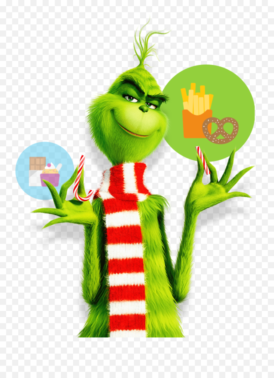 Breaks A Sweet Candy Cane - Grinch With Candy Cane Png,Grinch Png