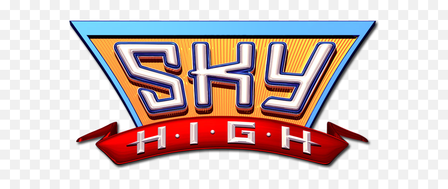 Sky High Logo - Disney Sky High Bluray Disc Full Size Sky High Png,Blu Ray Logo Png