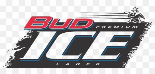 Download Hd Budweiser Logo With Mountain Png - Ice