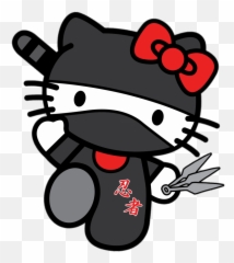 Hello Kitty Ninja Transparent Png - StickPNG