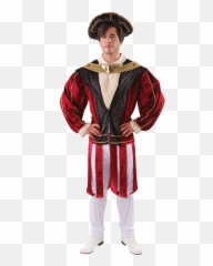 Mens Deluxe King Henry Viii Costume - Costume Png,Lord Farquaad Png